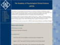 acadpsychclinicalscience.org