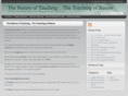 natureofteaching.com