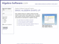 algebra-software.com