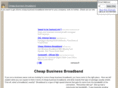 cheapbusinessbroadband.com