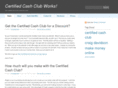 certifiedcashclubworks.com