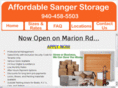 affordablesangerstorage.com