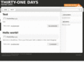 thirtyonedays.net