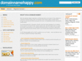 domainnamehappy.com
