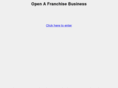 openafranchisebusiness.com