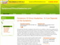 symptomsofsinusheadaches.com