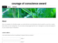 courageofconscienceaward.com