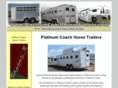 platinumcoachhorsetrailers.com