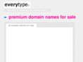 everytype.com