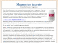 magnesiumtaurate.net