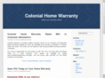 mycolonialhomewarranty.com