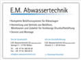 em-abwassertechnik.com