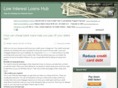 lowinterestloanshub.com
