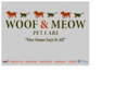 woofmeowpetcare.com