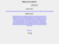 rapidlyrics.com