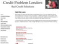 creditproblemlenders.com