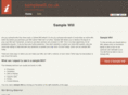 samplewill.co.uk