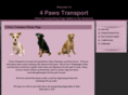 4pawstransport.com