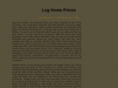loghomeprices.net