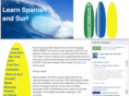 learnspanishandsurf.com