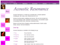 acousticresonance.co.uk