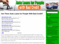autoloansforpeoplewithbadcredit.org