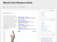 martialartsweaponsguide.com
