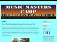 musicmasterscamp.com