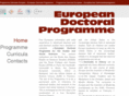 europeandoctoralprogramme.com