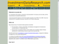 investmentdataresearch.com