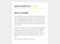 adamwilkins.com
