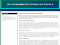 healthinformationtechnologyschools.net