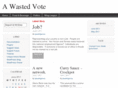 awastedvote.com