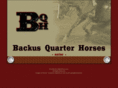 backusquarterhorses.com