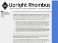 uprightrhombus.com