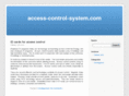access-control-system.com
