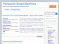 panasonicbreadmachines.org