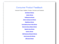 consumerproductfeedback.com