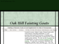 oakhillfaintinggoats.com