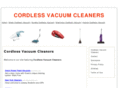 cordlessvacuumcleanersonline.com