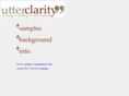 utterclarity.com