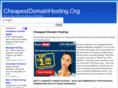 cheapestdomainhosting.org