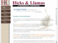 hicksandllamas.com