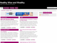healthy-wise-and-wealthy.com