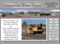 evansandsonexcavating.com