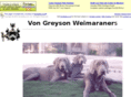 vongreysonweimaraners.com