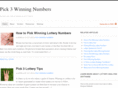 pick3winningnumbers.com