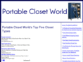 portableclosetworld.com