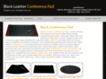 blackleatherconferencepad.com