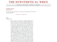 hypotheticalwren.com